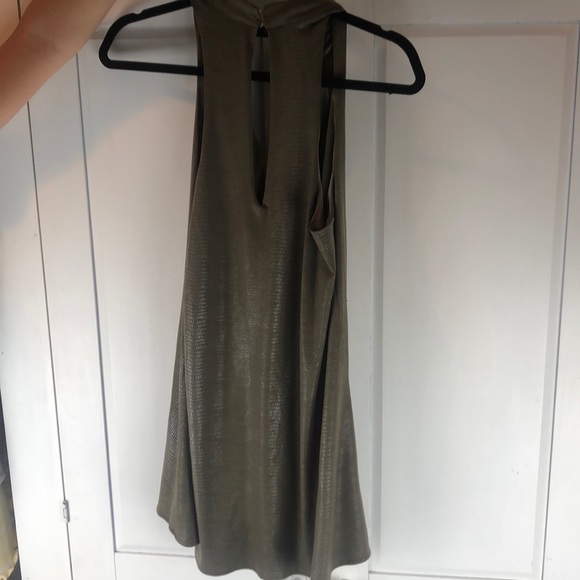 Green snakeskin dress - Picture 3 of 4